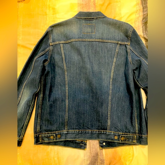 Levi’s dark wash denim jacket men’s xl - Picture 2 of 4